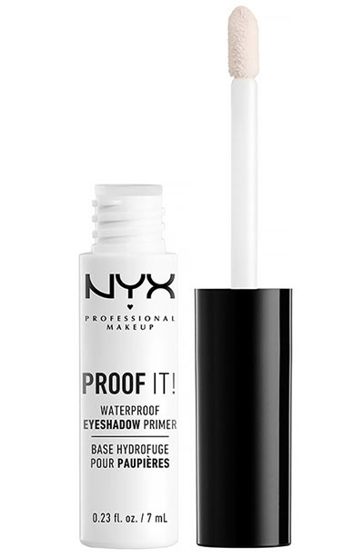 Best Eyelid/ Eyeshadow Primers: NYX Professional Makeup Proof It Eyeshadow Primer Transparent