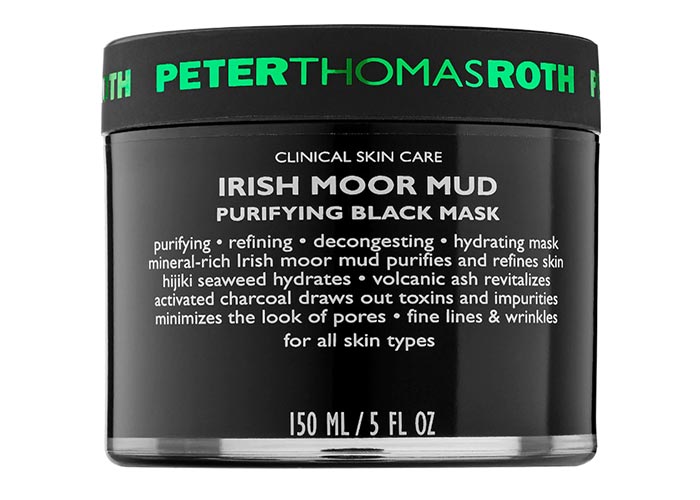 Best Facial Mud Masks: Peter Thomas Roth Irish Moor Mud Purifying Black Mask