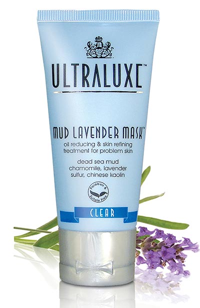 Best Facial Mud Masks: UltraLuxe Mud Lavender Mask - Clear