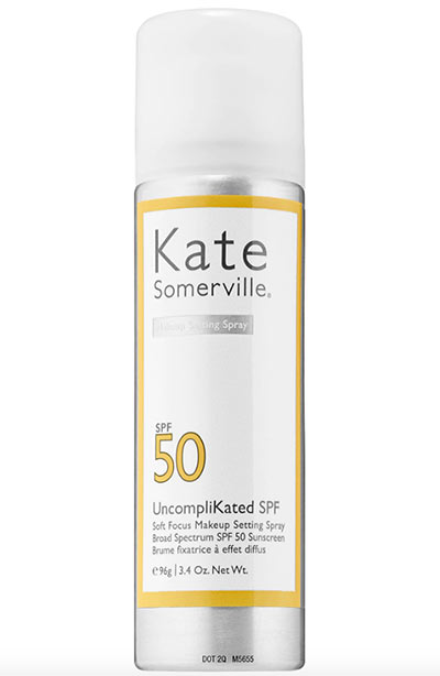 Best Makeup Setting Sprays: Kate Somerville UncompliKated SPF 50 Soft Focus Makeup Setting Spray