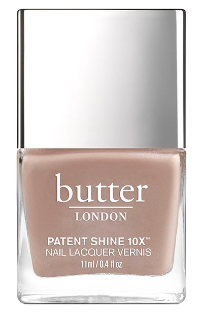 Best Nude Nail Polishes Colors: Butter London Patent Shine 10x Nail Lacquer in Yummy Mummy