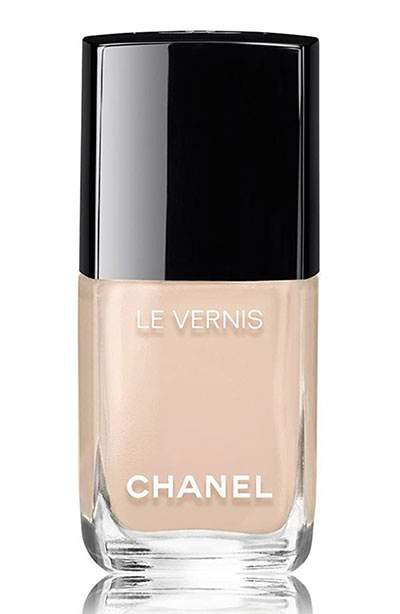 Best Nude Nail Polishes Colors: Chanel Le Vernis Longwear Nail Colour in Blanc White