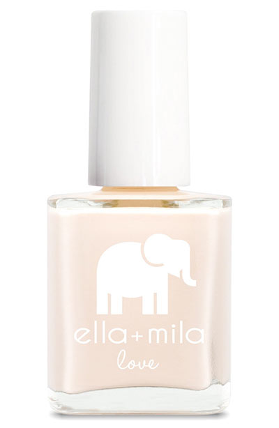 Best Nude Nail Polishes Colors: Ella + Mila Love Collection Nude Nail Polish in Tutu Cute