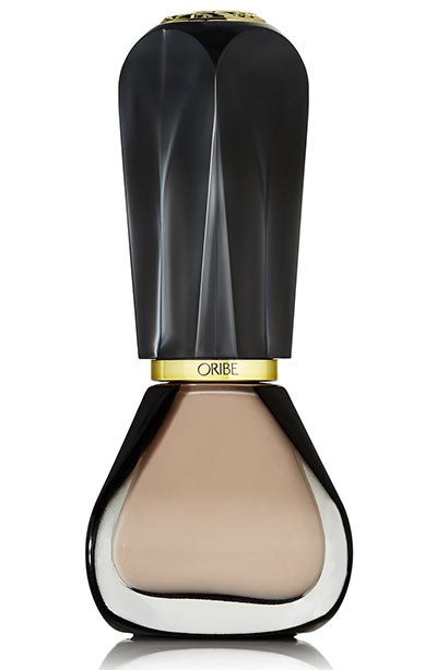 Best Nude Nail Polishes Colors: Oribe The Lacquer High Shine Nude Nail Polish in The Nude