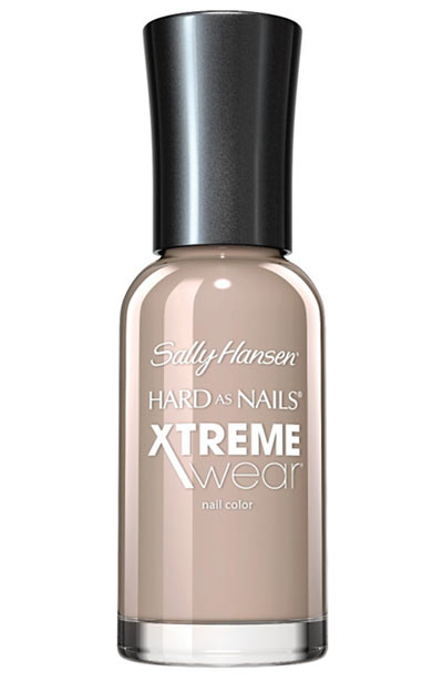 Best Nude Nail Polishes Colors: Sally Hansen Hard As Nails Xtreme Wear in Bare Hug