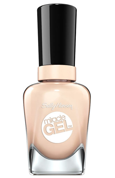 Best Nude Nail Polishes Colors: Sally Hansen Miracle Gel in Cream the Crop