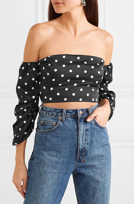 Best Off-the-Shoulder Tops/ Shirts/ Blouses for Women: Cami NYC Off-the-Shoulder Top