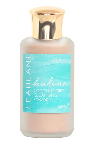 Best Powder Cleansers & Dry Scrubs: Leahlani Skincare Kalima Coconut Cream Cleansing Powder