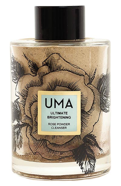 Best Powder Cleansers & Dry Scrubs: UMA Ultimate Brightening Rose Powder Cleanser