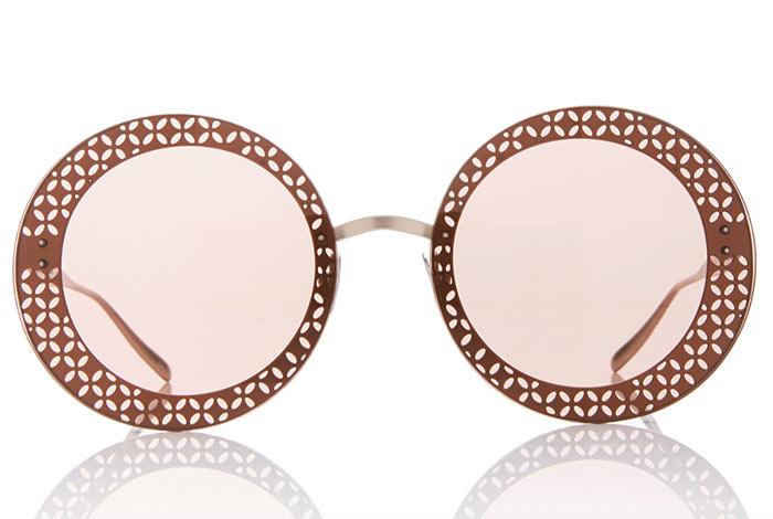 Best Round Sunglasses for Women: Alaia Le Petale Round Sunglasses