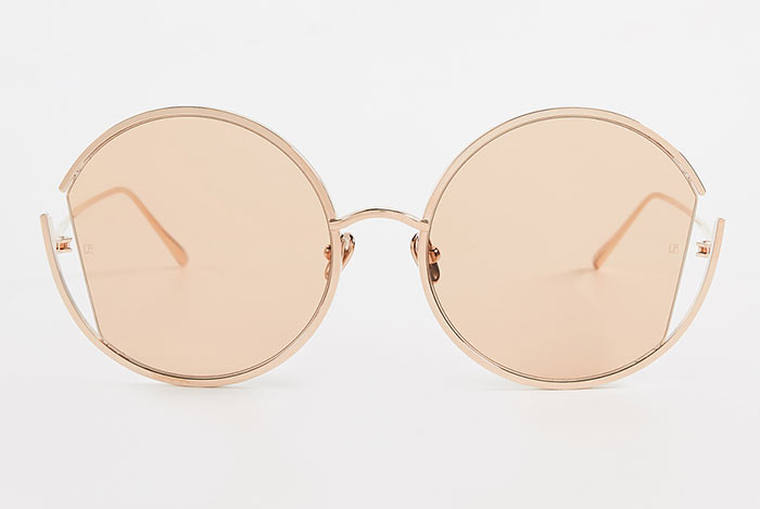 Best Round Sunglasses for Women: Linda Farrow Oversized Round Sunglasses