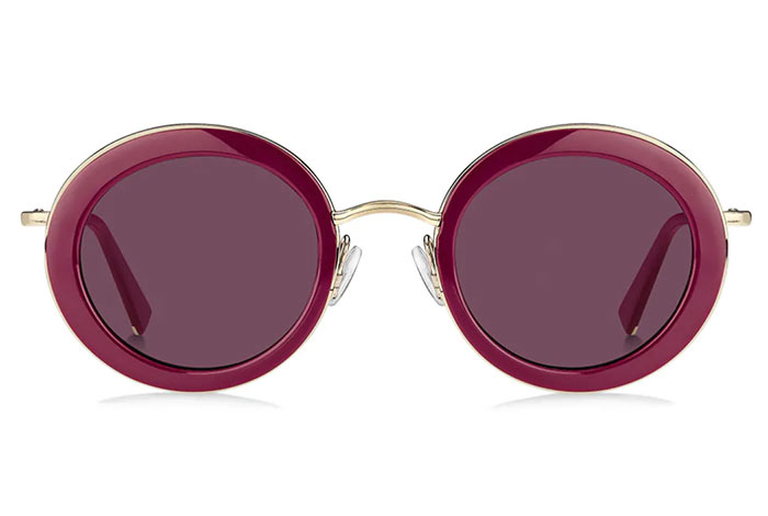 Best Round Sunglasses for Women: Max Mara Pink Round Sunglasses