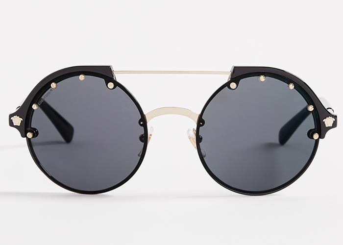Best Round Sunglasses for Women: Versace Round Aviator Sunglasses