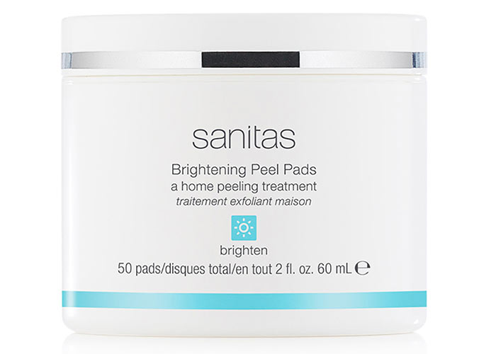 Best Witch Hazel Toners & Other Skin Products: Sanitas Skincare Brightening Peel Pads
