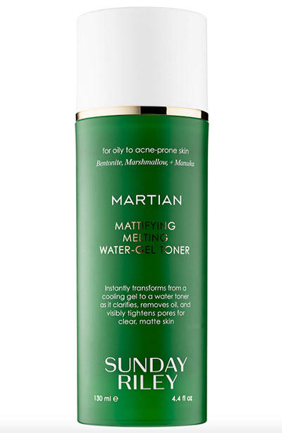 Best Witch Hazel Toners & Other Skin Products: Sunday Riley Martian Mattifying Melting Water-Gel Toner