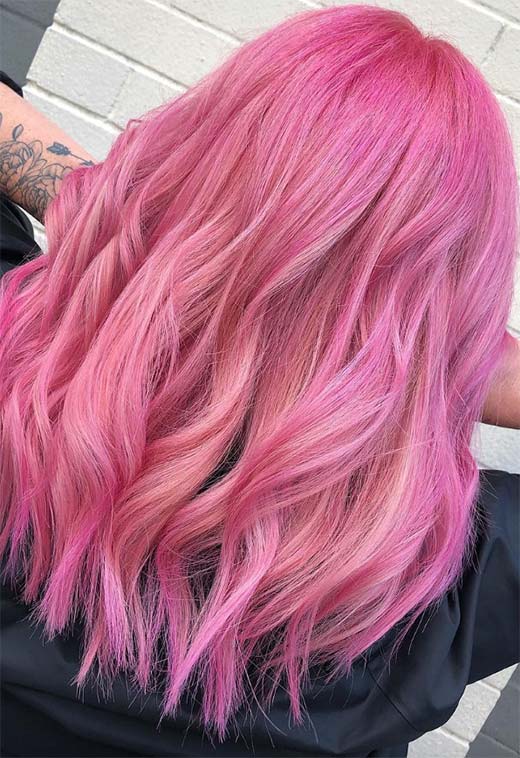 How to Dye Hair Pink