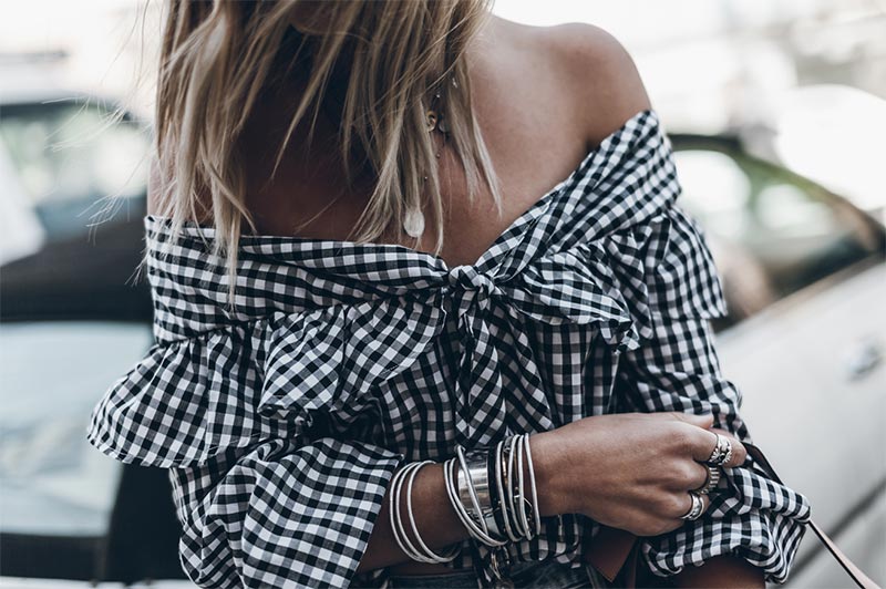 How to Style Off-the-Shoulder Tops