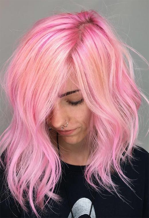 Makeup Tips for Pink Hair
