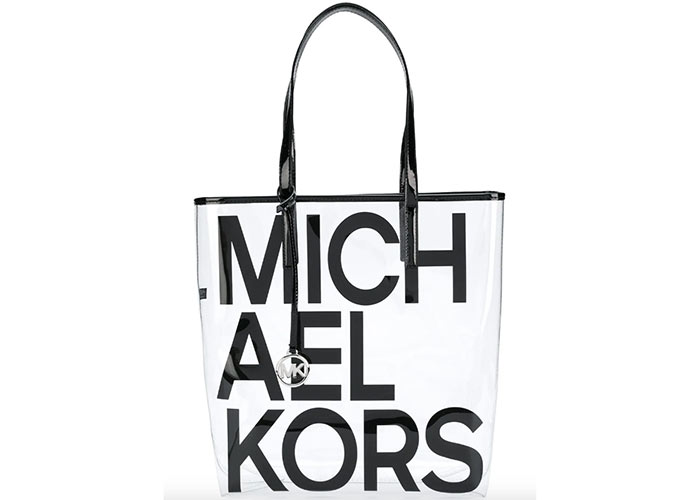 PVC Plastic Clear Bags & Purses: Michael Kors Transparent Bag
