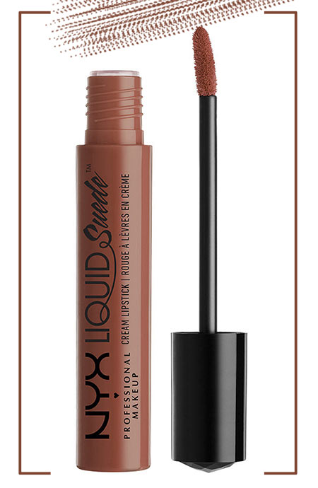 Best NYX Lipsticks Colors: NYX Liquid Suede Cream Lipstick in Sandstorm