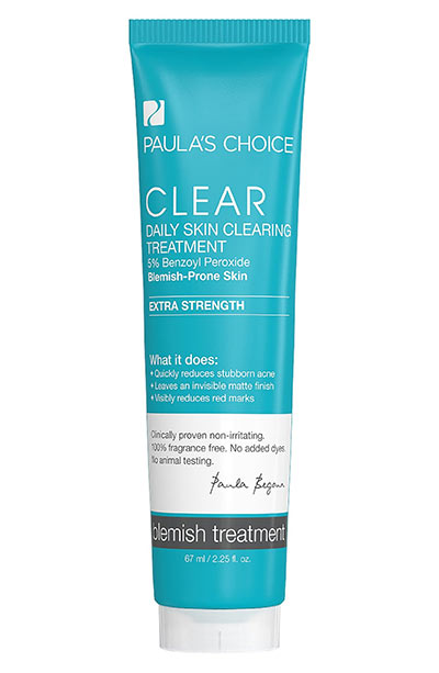 Best Benzoyl Peroxide Products for Acne: Paula’s Choice Clear Extra Strength Daily Skin Clearing Treatment