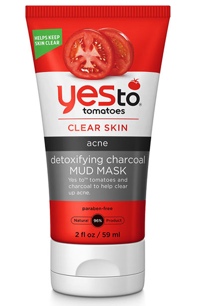Best Charcoal Face Masks: Yes To Tomatoes Detoxifying Charcoal Mud Mask