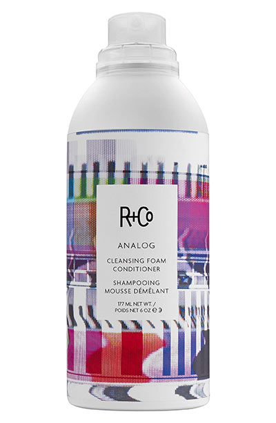 Best Cleansing Conditioners to Try Co-Washing Hair/ the No-Poo Method: R+Co Analog Cleansing Foam Conditioner