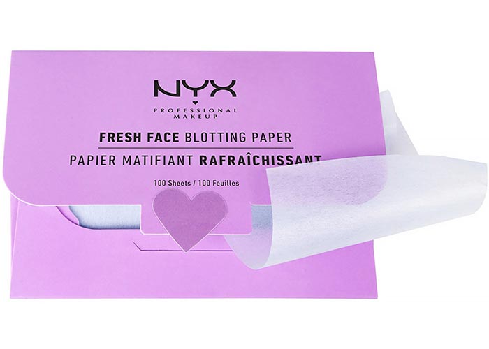 Best Oil Blotting Papers/ Sheets: NYX Professional Makeup Blemish Control Blotting Paper