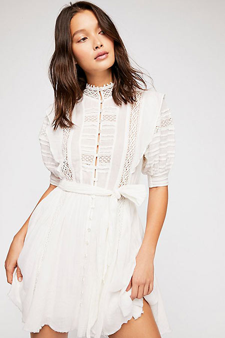 Best Little White Dresses to Buy: Free People Little White Dress