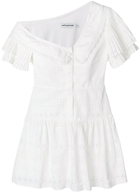 Best Little White Dresses to Buy: Self-Portrait Little White Dress