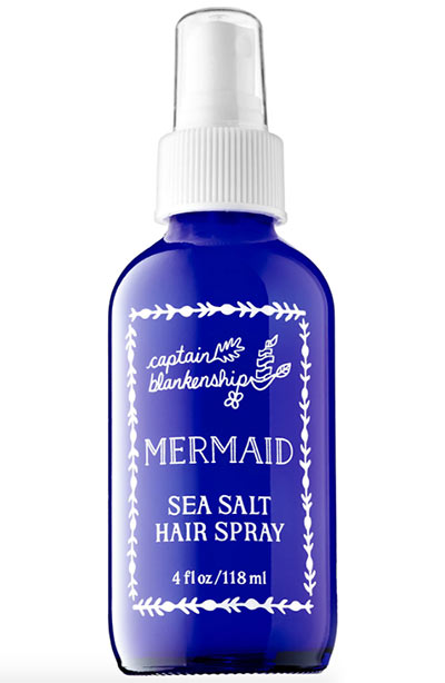 Best Sea Salt Sprays/ Beach Wave Sprays for Beachy Waves: Captain Blankenship Mermaid Sea Salt Hair Spray