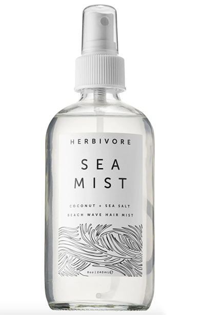 Best Sea Salt Sprays/ Beach Wave Sprays for Beachy Waves: Herbivore Sea Mist Coconut + Sea Salt Beach Wave Hair Mist