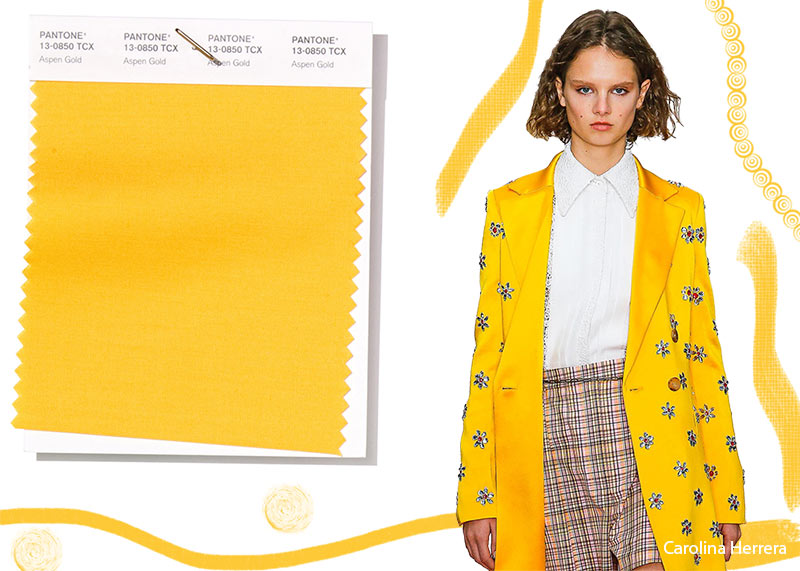 Pantone Spring/ Summer 2019 Colors Trends: Aspen Gold