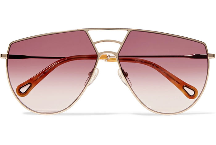 Best Aviator Sunglasses for Women: Chloe Aviators