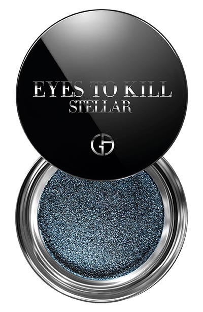 Best Blue Eyeshadow Colors: Giorgio Armani Eyes to Kill Blue Eyeshadow in 01 Midnight