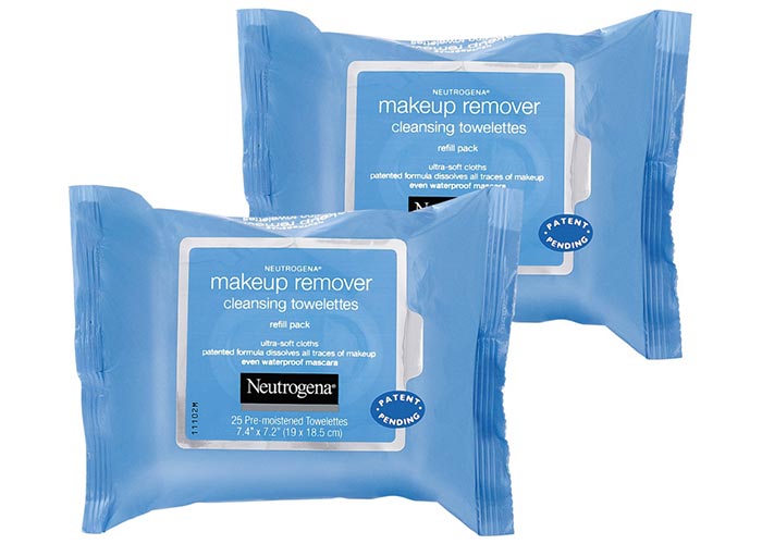 Best Face Wipes & Makeup Wipes: Neutrogena Makeup Remover Cleansing Towelettes Twin-Pack