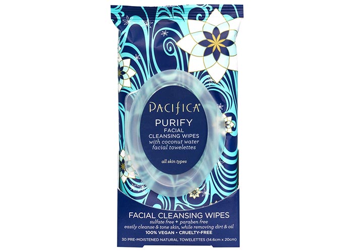 Best Face Wipes & Makeup Wipes: Pacifica Purify Coconut Water Cleansing Wipes