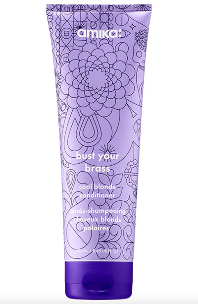 Best Silver & Purple Conditioners for Blonde Hair: Amika Bust Your Brass Cool Blonde Conditioner