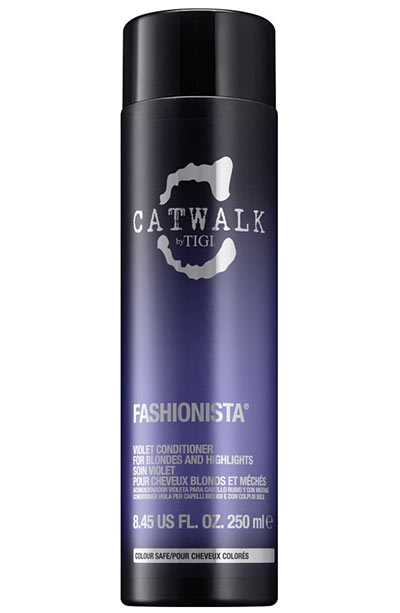 Best Silver & Purple Conditioners for Blonde Hair: Tigi Catwalk Fashionista Violet Conditioner