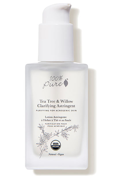 Best Tea Tree Oil Skin Products: 100% Pure Tea Tree & Willow Clarifying Astringent