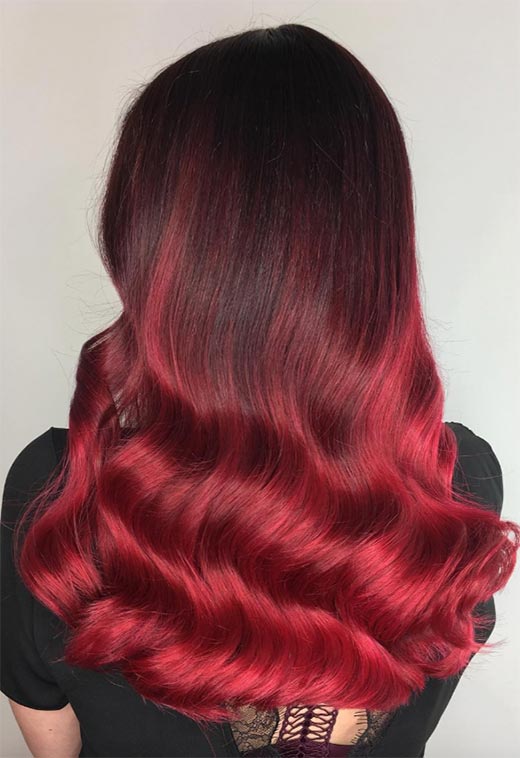 How to Dye Hair Red