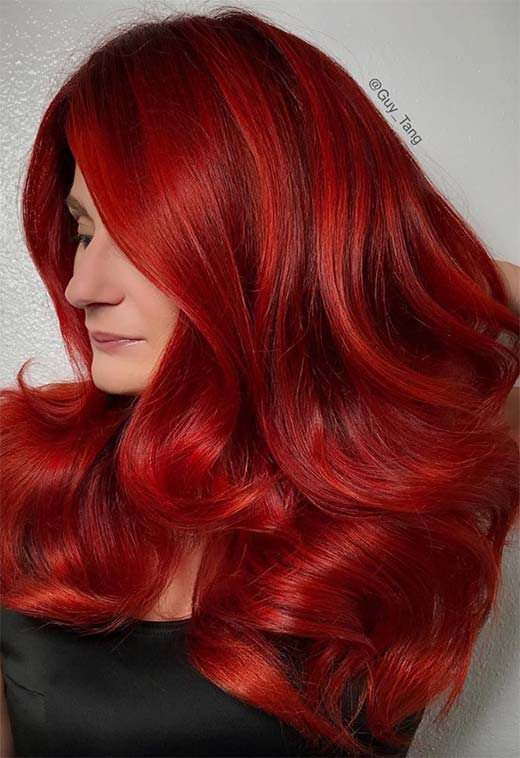63 Hot Red Hair Color Shades to Dye for in 2022 - Glowsly
