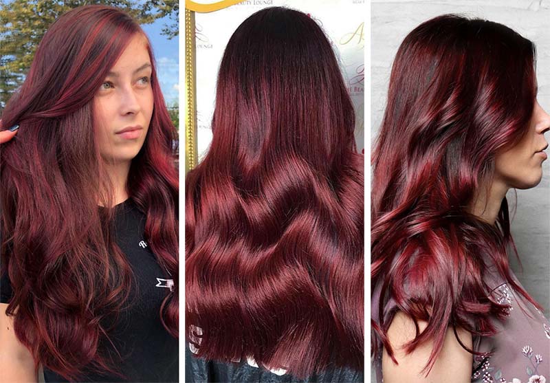 Red Hair Shades & Color Ideas: Cherry Brown Hair Color