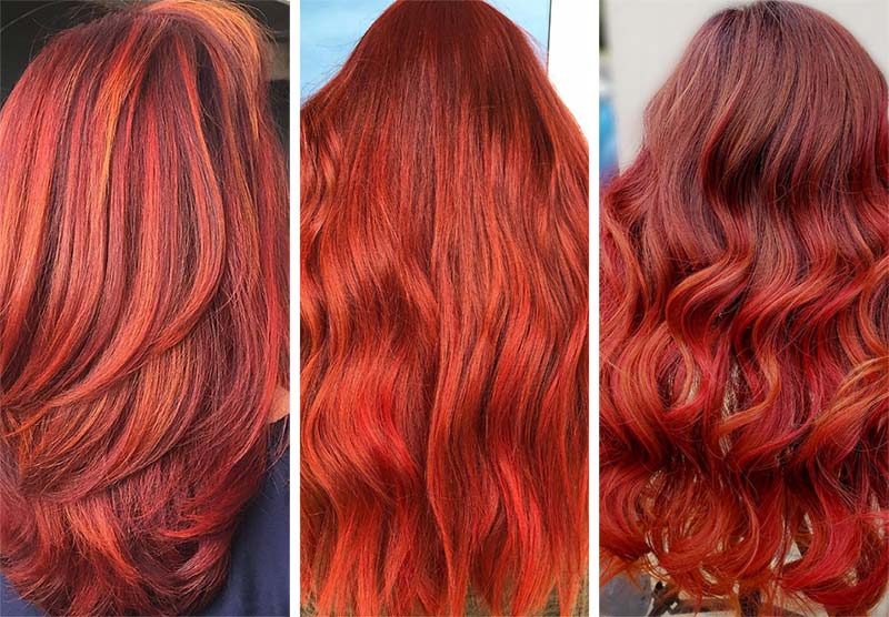 Red Hair Shades & Color Ideas: Crimson Copper Hair Color