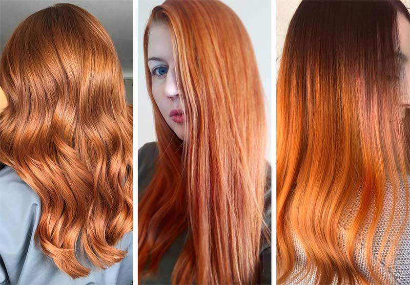 Red Hair Shades & Color Ideas: Ginger Red Hair Color