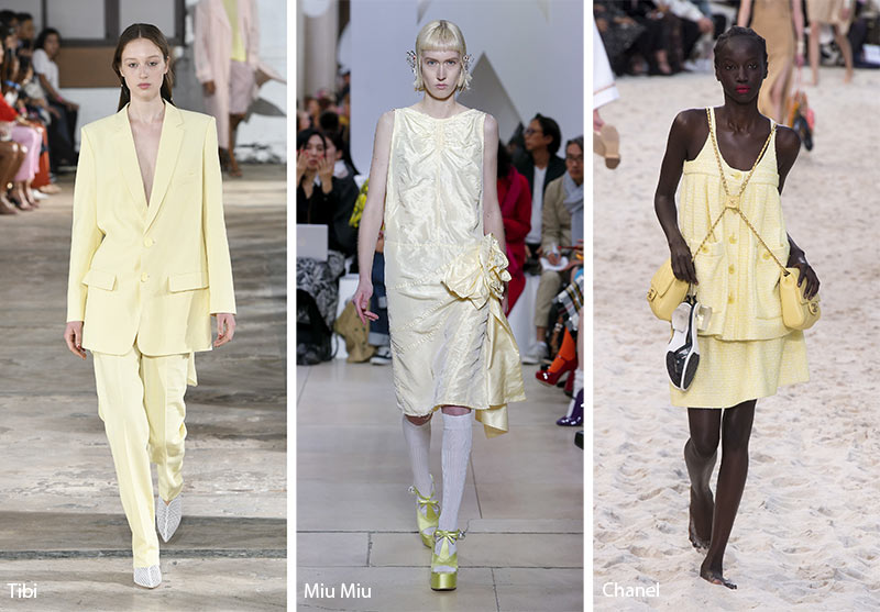 Spring/ Summer 2019 Color Trends: Pastel Yellow