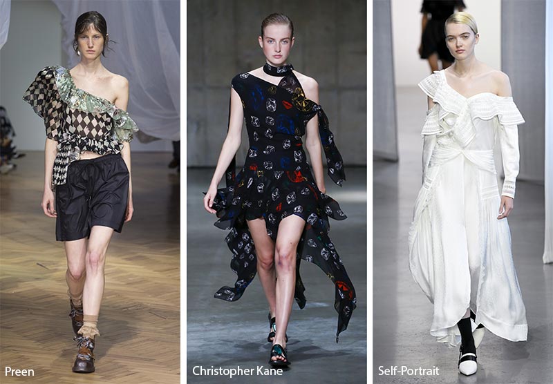Spring/ Summer 2019 Fashion Trends: Asymmetrical Off-the-Shoulder