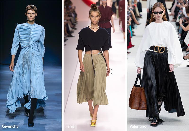 Spring/ Summer 2019 Fashion Trends: Pleated Dresses & Skirts