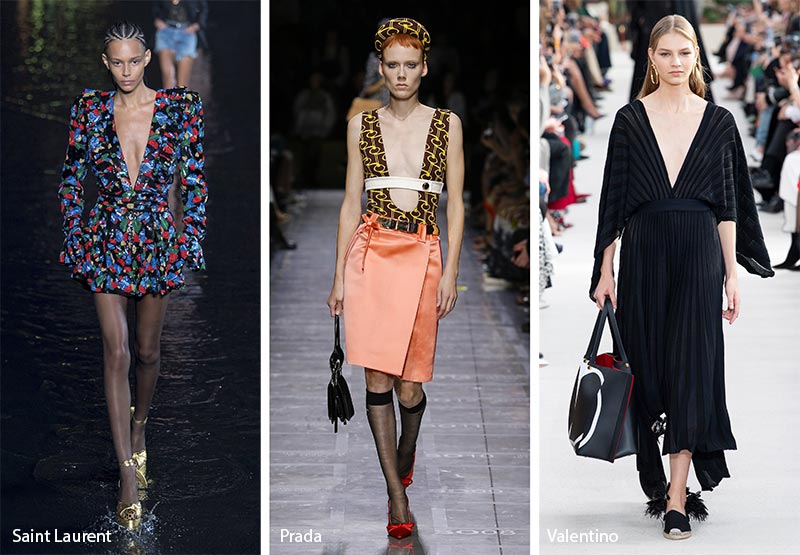 Spring/ Summer 2019 Fashion Trends: Plunging V-Neckline