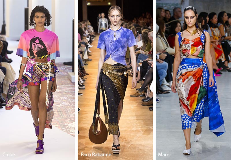 Spring/ Summer 2019 Fashion Trends: Scarf Skirts